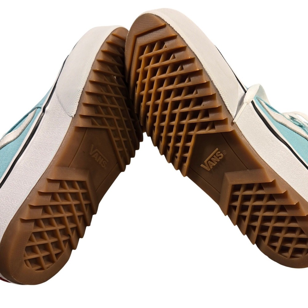 Vans Sk8-Hi Stacked Aqua Blue Platform High Top Sneakers Womens 7 VN0A4BTWA0S - Picture 9 of 10